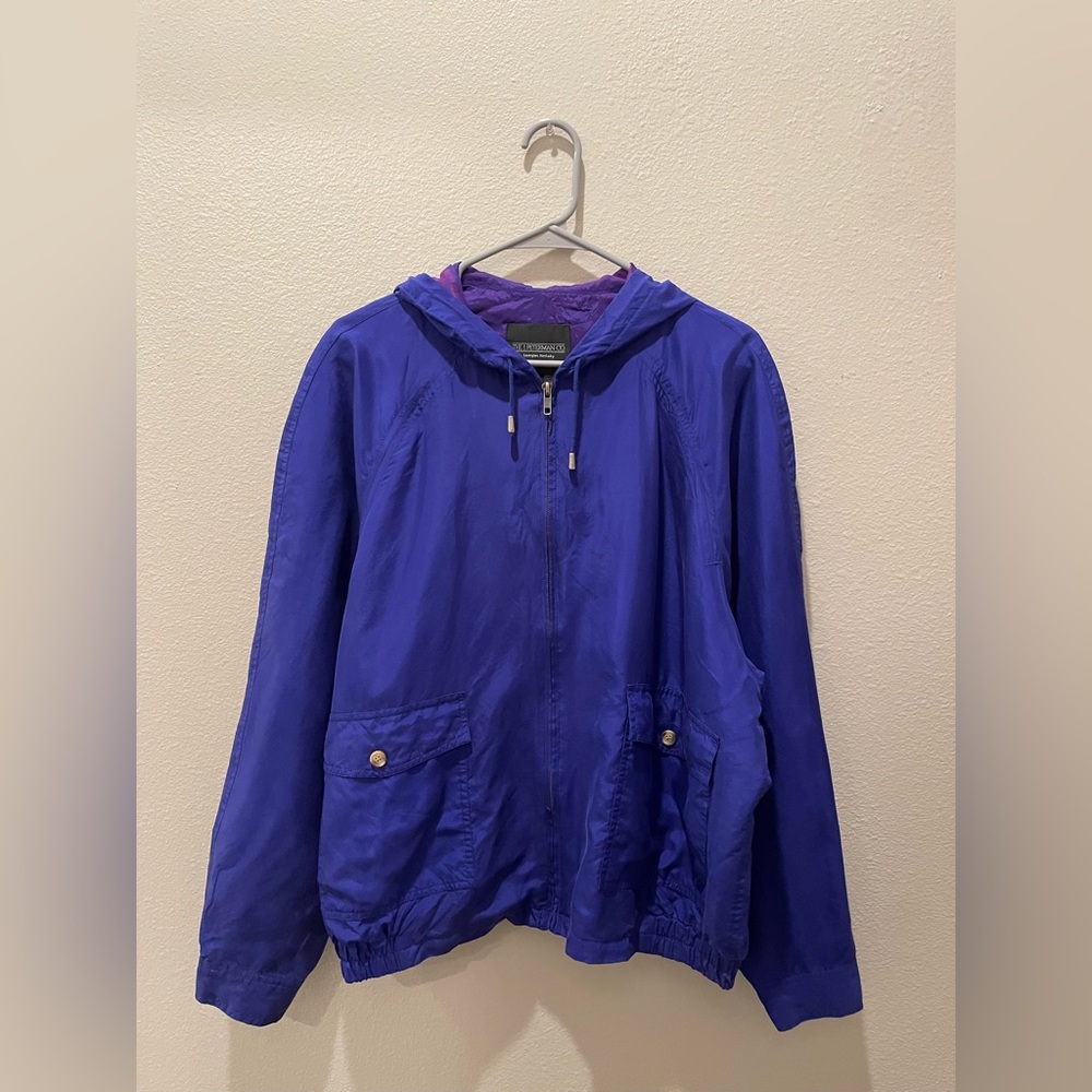 J. Peterman Co Silk Jacket